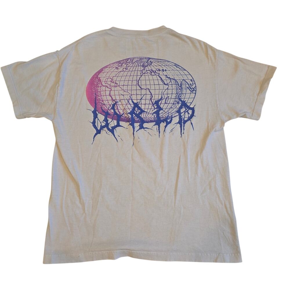 Juice WRLD 999 Club World Graphic T-Shirt White Large Streetwear